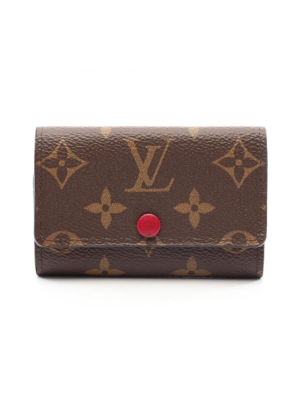 Louis Vuitton Key Case Multicles 6 Monogram Fuchsia Key Holder